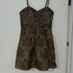 Free People Spaghetti Strap Tapestry Dress